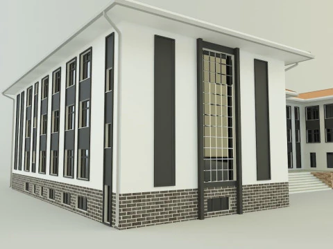 Model school 13 3D Model
