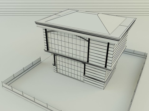 Office building 581 3D Model