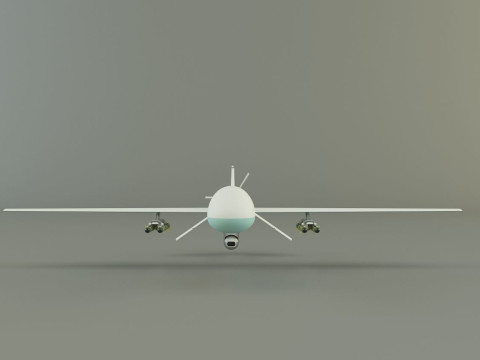 Predator unmanned aerial vehicle 3D 模型