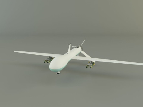 Predator unmanned aerial vehicle 3D 模型