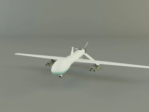 Predator unmanned aerial vehicle 3D Model