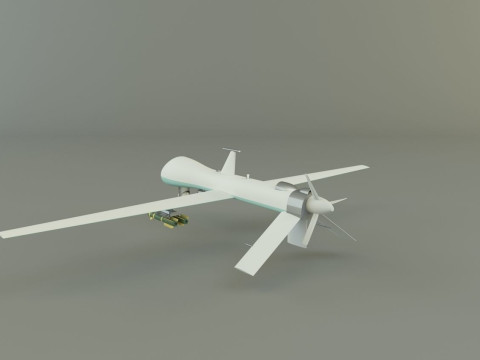 Predator unmanned aerial vehicle 3D 模型