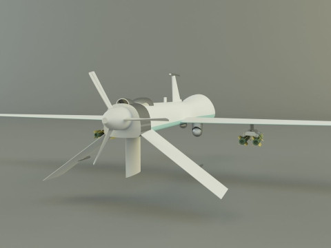 Predator unmanned aerial vehicle 3D 模型