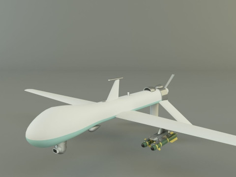 Predator unmanned aerial vehicle 3D 模型