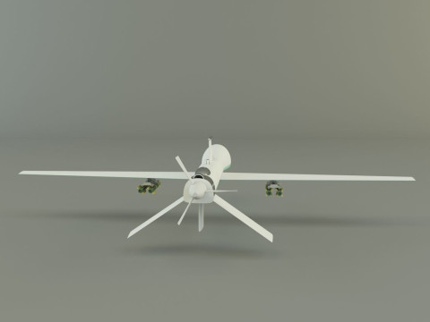 Predator unmanned aerial vehicle 3D 模型