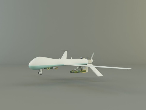 Predator unmanned aerial vehicle 3D 模型