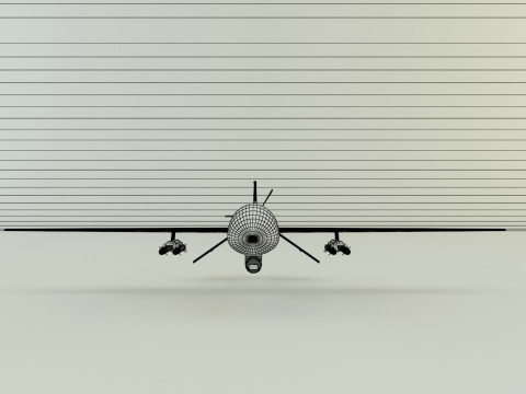 Predator unmanned aerial vehicle 3D 模型