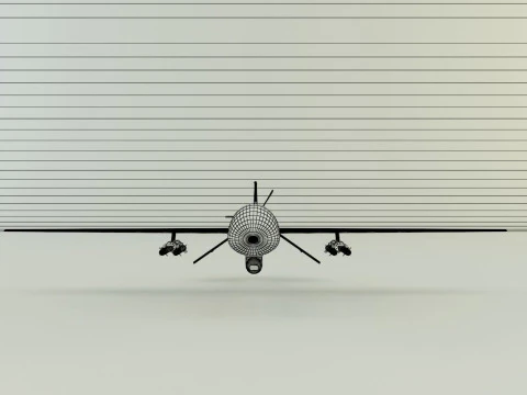 Predator unmanned aerial vehicle 3D Model