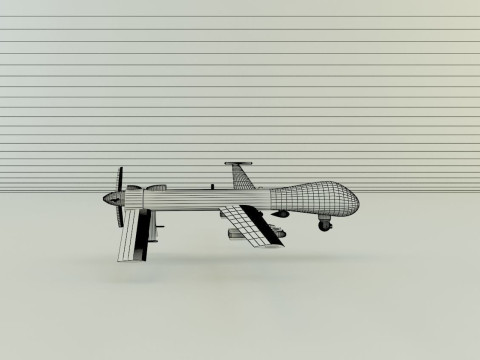 Predator unmanned aerial vehicle 3D 模型