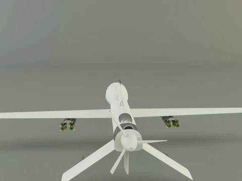 Predator unmanned aerial vehicle 3D Model
