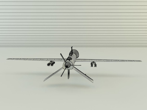 Predator unmanned aerial vehicle 3D 模型