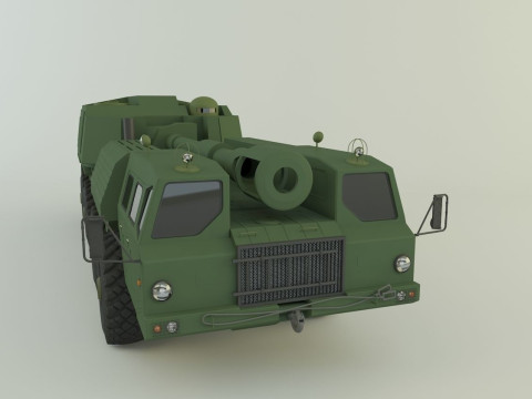 Russian Defense A-222 3D Модель