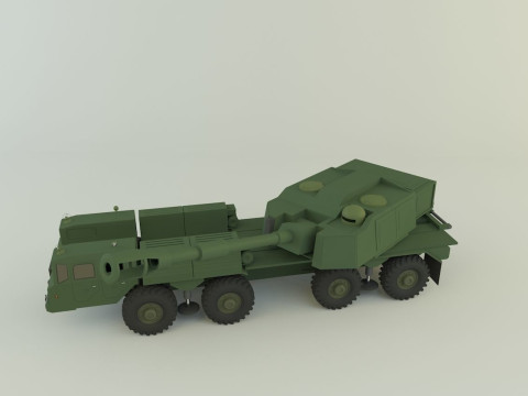 Russian Defense A-222 3D Модель