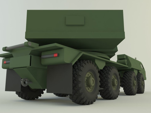 Russian Defense A-222 3D Модель