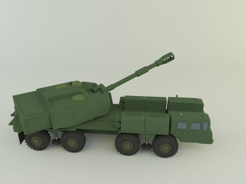 Russian Defense A-222 3D Модель
