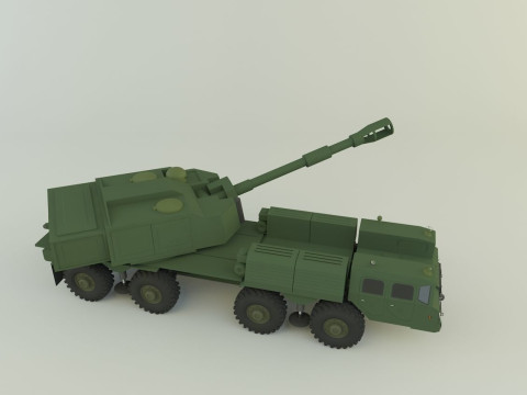 Russian Defense A-222 3D Модель