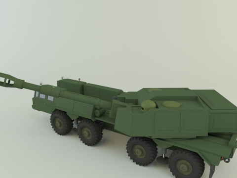 Russian Defense A-222 3D Модель