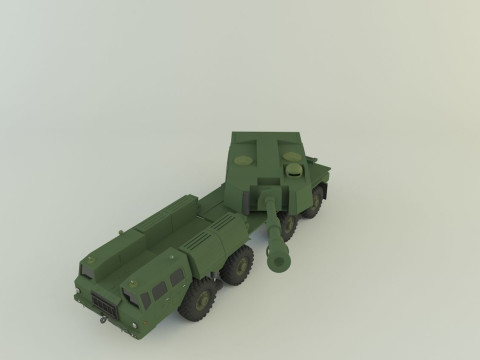 Russian Defense A-222 3D Модель
