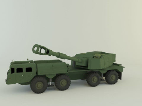 Russian Defense A-222 3D Модель