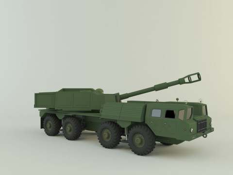 Russian Defense A-222 3D Модель