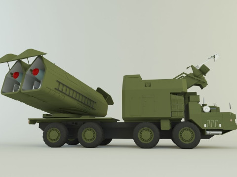 4K51 Rubezh Russian Defense 3D Модель