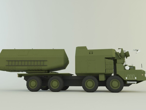 4K51 Rubezh Russian Defense 3D Модель