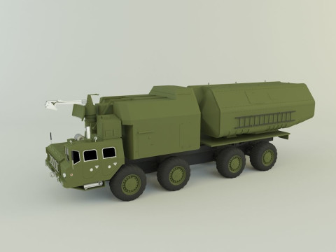 4K51 Rubezh Russian Defense 3D Модель