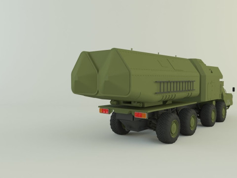 4K51 Rubezh Russian Defense 3D Модель