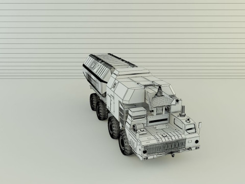 4K51 Rubezh Russian Defense 3D Модель
