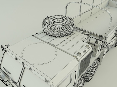 HEMTT A4 CARGO TRUCK Model 3D