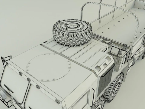 HEMTT A4 CARGO TRUCK 3D Model