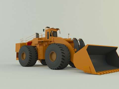 Komatsun we2350 wheel loader 3D Model