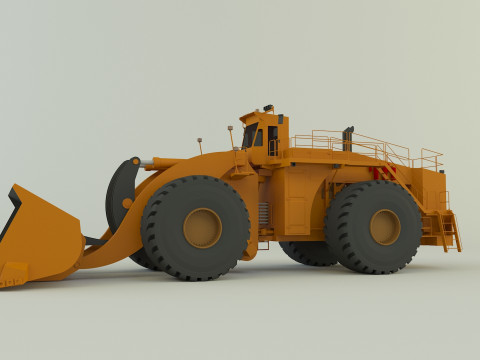 Komatsun we2350 wheel loader 3D Model