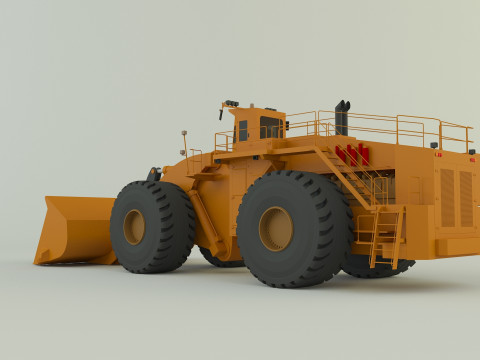 Komatsun we2350 wheel loader 3D Model