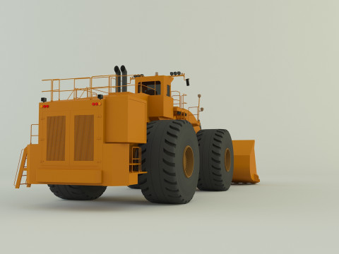 Komatsun we2350 wheel loader 3D Model