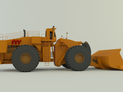 Komatsun we2350 wheel loader 3D Model
