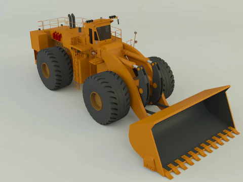 Komatsun we2350 wheel loader 3D Model