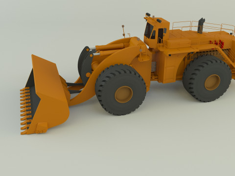 Komatsun we2350 wheel loader 3D Model