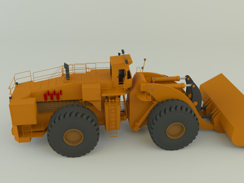 Komatsun we2350 wheel loader 3D Model