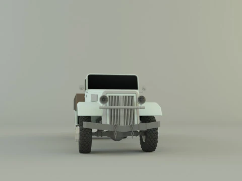 Classic pickup truck model 3D Model