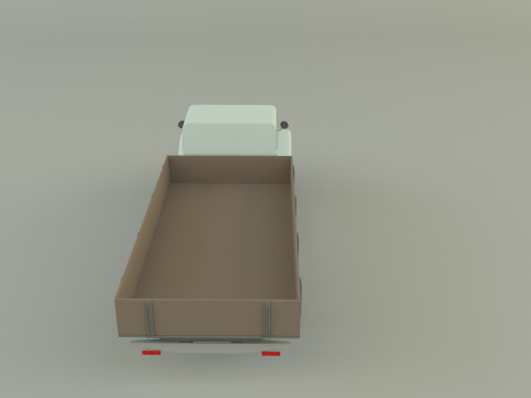 Classic pickup truck model Modelo 3D