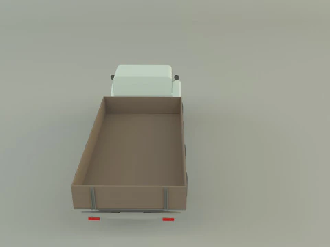 Classic pickup truck model 3D Model