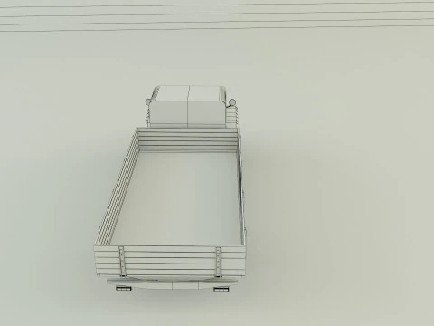Classic pickup truck model 3D Model