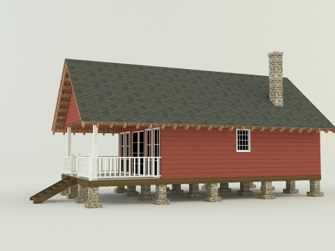 Guest house model 3D Model