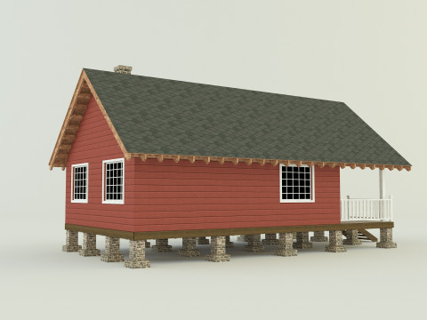 Guest house model 3D Model