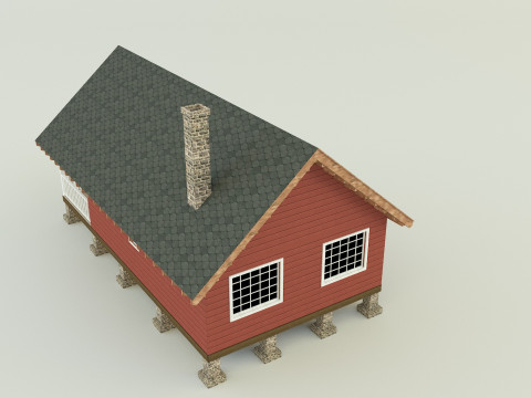 Guest house model 3D Model