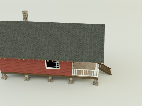 Guest house model 3D Model