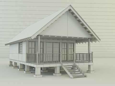 Guest house model 3D Model