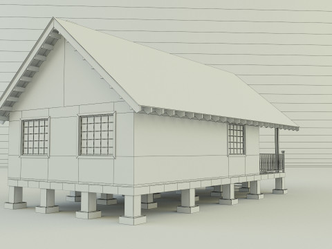 Guest house model 3D Model