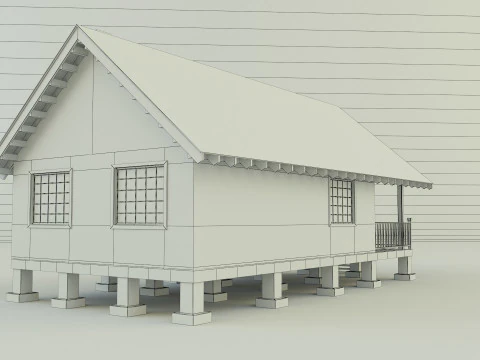 Guest house model 3D Model